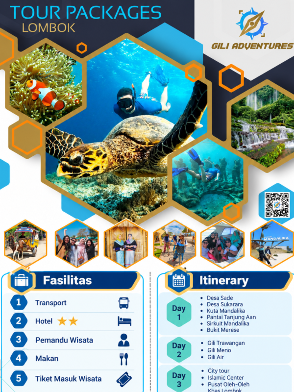 Lombok Tour Packages Brochure